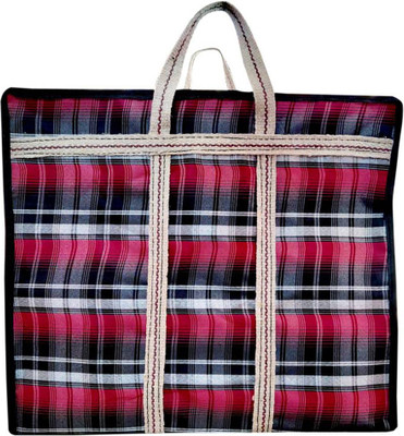 BTS (Expandable) Multipurpose Large Big Heavy Duty Storage Organizer Reusable Canvas Shopper Bag Duffel Without Wheels