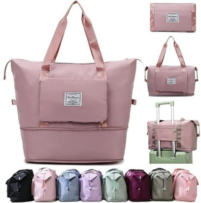 SPRSE (Expandable) Foldable-Expandable Nylon Bag for Women/40-Litre /Duffle Bags Duffel Without Wheels