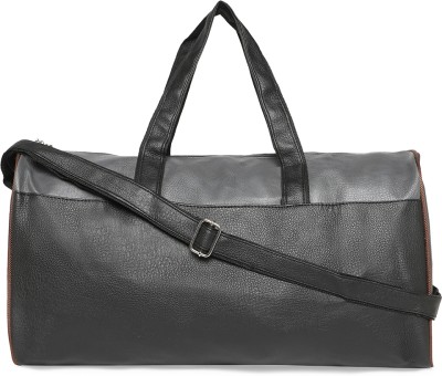 i-SAC (Expandable) STYLISH DESIGN FAUX LEATHER TRAVEL DUFFEL BAG FOR MEN AND WOMEN Duffel Without Wheels