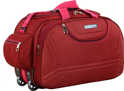 LUGZY (Expandable) M-RED_18 Duffel With Wheels (Strolley)