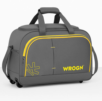 WROGN Waterproof Travel Duffle Bag for Men & Women | Trekking & Luggage Bag Duffel With Wheels (Strolley)