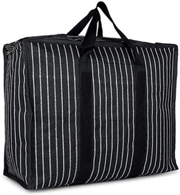 E SAP (Expandable) DC Canvas Bag (Black) 1Pcs_20 Duffel Without Wheels