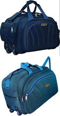 Inte Enterprises (Expandable) the super premium heavy duty lightweight luggage bag Duffel Strolly Bag Duffel With Wheels (Strolley)