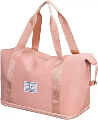 K D ENTERPEISE (Expandable) PINK BAG Duffel Without Wheels