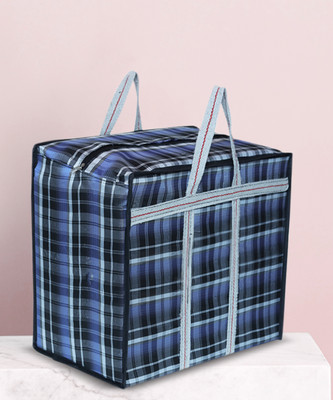 A G Enterprises (Expandable) Reusable Large Waterproof Storage Bags || Shopping Bag - ( Modern Look ) Duffel Without Wheels
