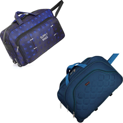 TRENDLINK (Expandable) D_Box Blue_001 / TD-WB-22-02 Duffel With Wheels (Strolley)