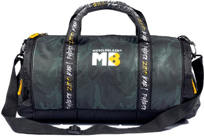 MUSCLEBLAZE (Expandable) Gym Bag (Phirse Zidd Kar), Duffel Bag for Men and Women Camo, 30 l Gym Duffel Bag