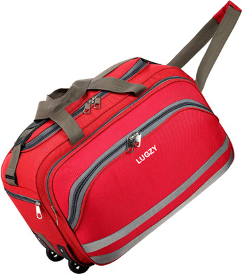 LUGZY (Expandable) TOR2-RED_15 Duffel With Wheels (Strolley)