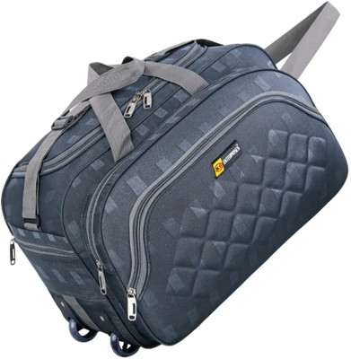 K.S ENTERPRISES (Expandable) unisex expandable waterproof polyester lightweight duffel bag large capacity Duffel With Wheels (Strolley)