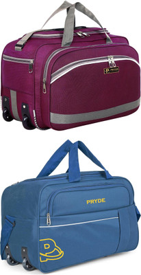 pryde (Expandable) @TOR1-PURPLE & WRG-BLUE_@ Duffel With Wheels (Strolley)