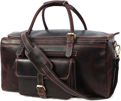 StitchandCarry Leather Weekender Bag Duffel Without Wheels