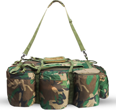 AZAD (Expandable) 150 L ARMY DUFFLE BAG WITH EXTRA PACE 3 BIG SIDE POCKET PROTECTED BASE Duffel Without Wheels