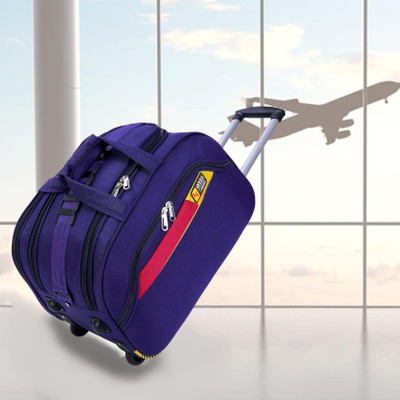 AYEZA (Expandable) Lightweight Waterproof Trolley Duffle Travel Bag Duffel With Wheels (Strolley)