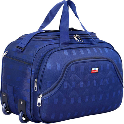 MiLUGGAGE (Expandable) BLUE-B-20 Duffel With Wheels (Strolley)