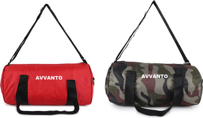 AVVANTO Polyester Sports Gym Bag And Travel With Shoulder Strap for Men and Women Pack-2 Gym Duffel Bag