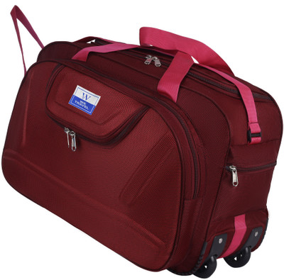 WE TRAVEL (Expandable) Duffle Bags With Wheels For Men and Women Duffel With Wheels (Strolley)