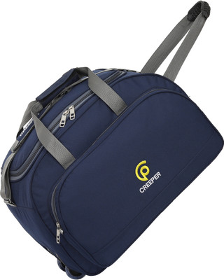 MILLION MOUNT (Expandable) 70 L Strolley Duffel Bag - PEP 69 RDFL TROLLEY - Blue - Large Capacity Duffel With Wheels (Strolley)