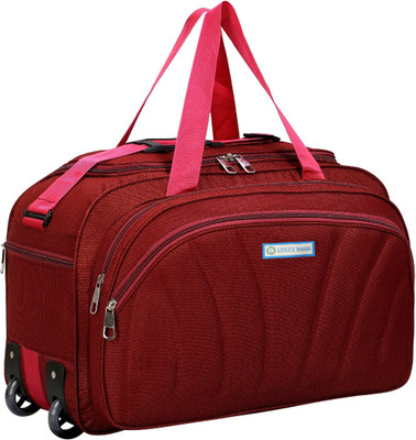 LUGZY (Expandable) AL1-RED_16 Duffel With Wheels (Strolley)