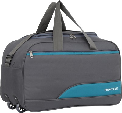 PROVOGUE (Expandable) PRO-24INCH Travel Waterproof Polyester Lightweight luggage with 2 Wheel Duffel With Wheels (Strolley)