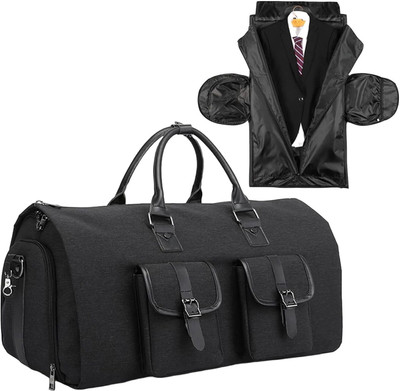 HANDCUFFS Convertible Large Size Garment Duffel Bag For Travel Duffel Without Wheels