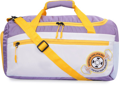SWISS MILITARY ATLASLIGHT Color Blocked Travel Duffle with Separate Shoes Compartment Duffel Without Wheels