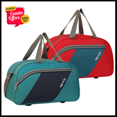 Aliva Luggage DB-1150 Light Weight Small Travel Duffel Bag High-Quality Luggage Bag Combo Of 2 Duffel Without Wheels