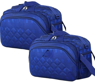 Zayn Enterprises (Expandable) Printed Soft Luggage Trolley Bag Combo Set of 2 with Wheels Duffel With Wheels (Strolley)