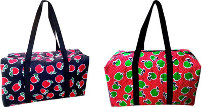 HDP Expandable Beautiful print cloth Travel Duffel Bag_Stylish_bags Duffel Without Wheels