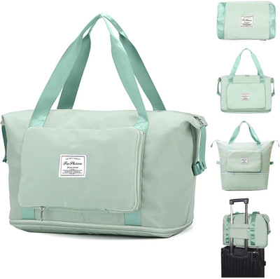 ECOBSY (Expandable) Foldable Duffle Bag for Travelling Duffel Without Wheels