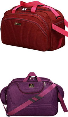 pryde (Expandable) @AL-RED1 & M-PURPLE_@ Duffel With Wheels (Strolley)