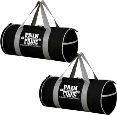 K.S ENTERPRISES (Expandable) Combo Of 2 Pcs Gym Duffel Bag And Gym Bag With Large Capacity Spots Bag Gym Duffel Bag