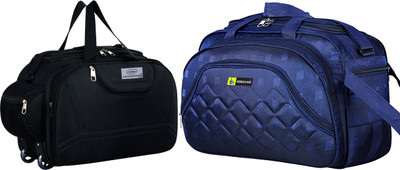 REBECCA 20 inch/50 cm (Expandable) Travel Duffel Bag/Duffel Strolley Bag With Smooth Wheels Duffel With Wheels (Strolley)