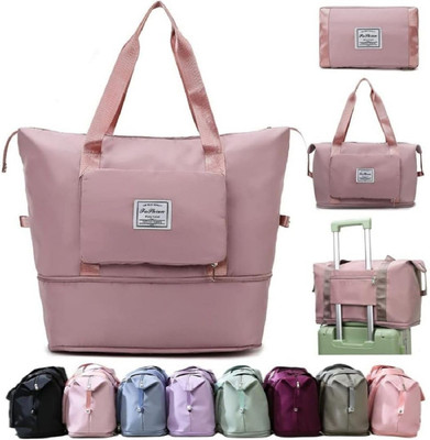 ALFONSIYAZ (Expandable) Foldable Duffle Bag For Travelling|Waterproof And Large Travel Bag For Women's Duffel Without Wheels