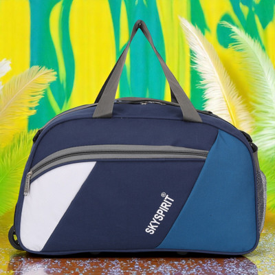 sky spirit 40 Litres Duffle Bag – Travel with Ease & Style For Men And Women Duffel With Wheels (Strolley)