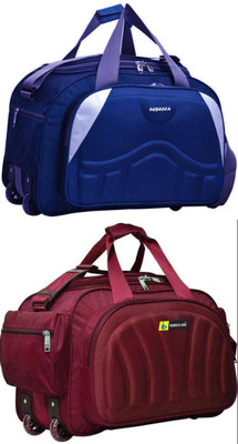 Inte Enterprises (Expandable) the super premium heavy duty lightweight luggage bag Duffel Strolly Bag Duffel With Wheels (Strolley)