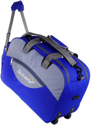 Globalstar (Expandable) 60 L Duffel Bag With Wheels Duffel Luggage Travelling Men & Women Travel Bags Duffel With Wheels (Strolley)