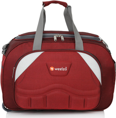 Weelza (Expandable) Heavy Duty Branded Quality Duffel Luggage Travel Bag Duffel With Wheels (Strolley)