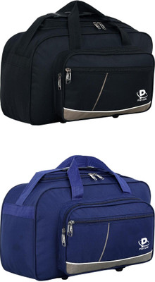 pryde (Expandable) @D1-BLACK AF & D1-NBULE AF_@ Duffel With Wheels (Strolley)