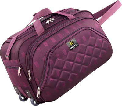 ezra 21 inch/53 cm (Expandable) Fancy Men & women 60L Duffel Strolley Bags Duffel With Wheels (Strolley)