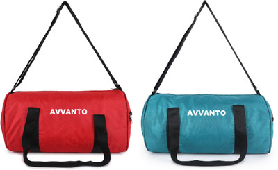 AVVANTO Polyester Sports Gym Bag And Travel With Shoulder Strap for Men and Women Pack-2 Gym Duffel Bag