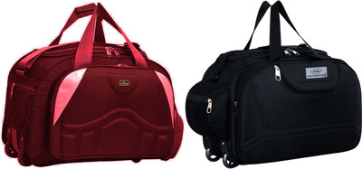 REBECCA 20 inch/50 cm (Expandable) The duffel bag for limitless adventures Duffel With Wheels (Strolley)