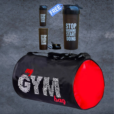 ANANYA ENTERPRISES combo of Gym Bags/Adjustable Shoulder Bag Shakers for Protein Shaker bottle Gym Duffel Bag