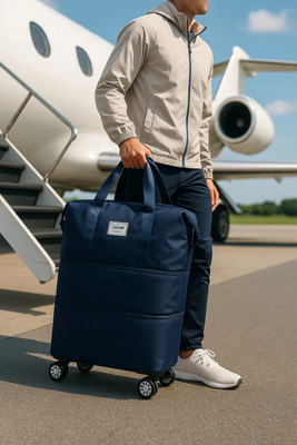 MANIYA ENTERPRISE (Expandable) Duffel Trolley Bags for Travel,Luggage Bags for Travel,Rolling Duffle Bag Duffel With Wheels (Strolley)