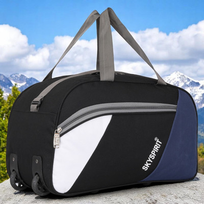 sky spirit 40 Litres Duffle Bag – Travel with Ease & Style For Men And Women Duffel With Wheels (Strolley)