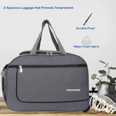 PROVOGUE (Expandable) PROVO-20 inch High-quality polyester lightweight travel luggage duffle bags Duffel With Wheels (Strolley)