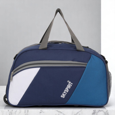 sky spirit 40 Litres Duffle Bag – Travel with Ease & Style For Men And Women Duffel With Wheels (Strolley)