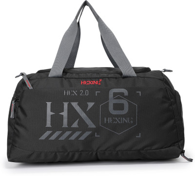 Hexing (Expandable) 40 L HX2.0 Gym Duffle Bag For Travel & Luggage With Shoe Compartment Gym Duffel Bag