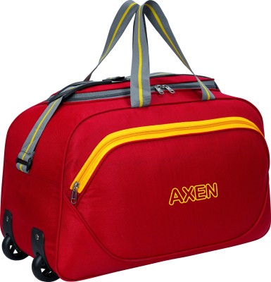 Axen (Expandable) Hand Duffel Bag Light Weight Small Travel Duffel Bag For Men & Women Luggage Bag Duffel With Wheels (Strolley)