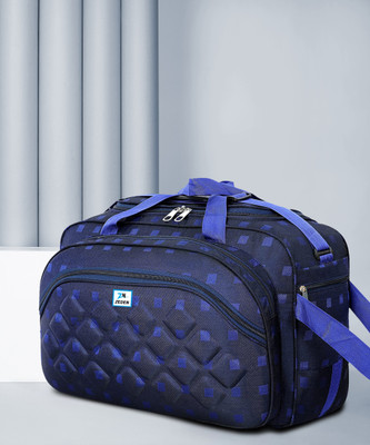 ZEDEN (Expandable) 40 L Strolley Duffel Bag - Lightweight 40 L Luggage - Blue - Regular Capacity Duffel With Wheels (Strolley)