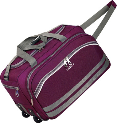 LUGZY (Expandable) TOR2-PURPLE_15 Duffel With Wheels (Strolley)